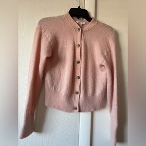 Madewell Soft Pink Button-Up Cardigan